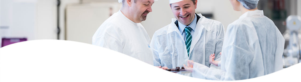 food scientists working in lab